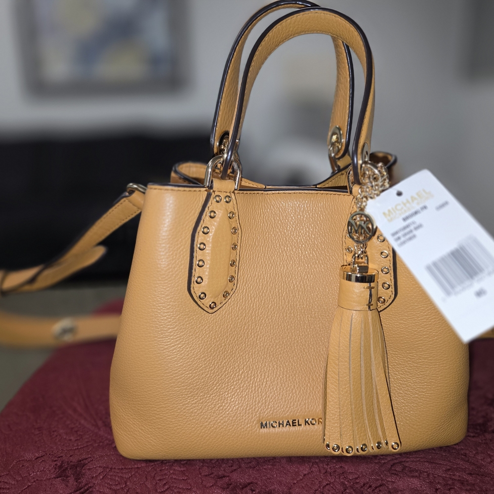 Michael Kors Tan Leather Handbag - Picture 11 of 11
